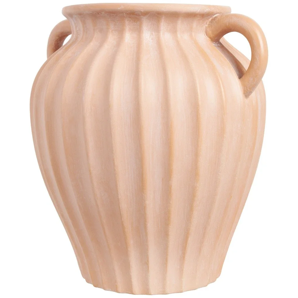 My‎ Texas House Large Terra Cotta Vase, 8in, Orange - Fall 2025, New in Box